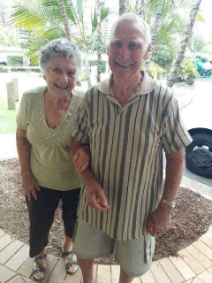 Joan and Brian celebrating their 65th wedding anniversary!