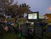 Outdoor Movie Under the Stars at Broadwater