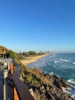 View to Surfers Paradise from North Burleigh Lookout